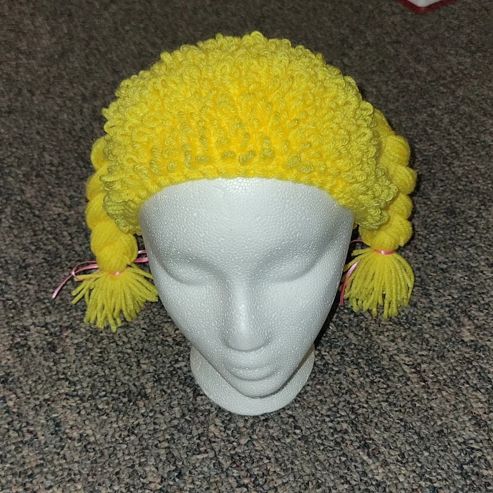 Hand Crocheted doll hat